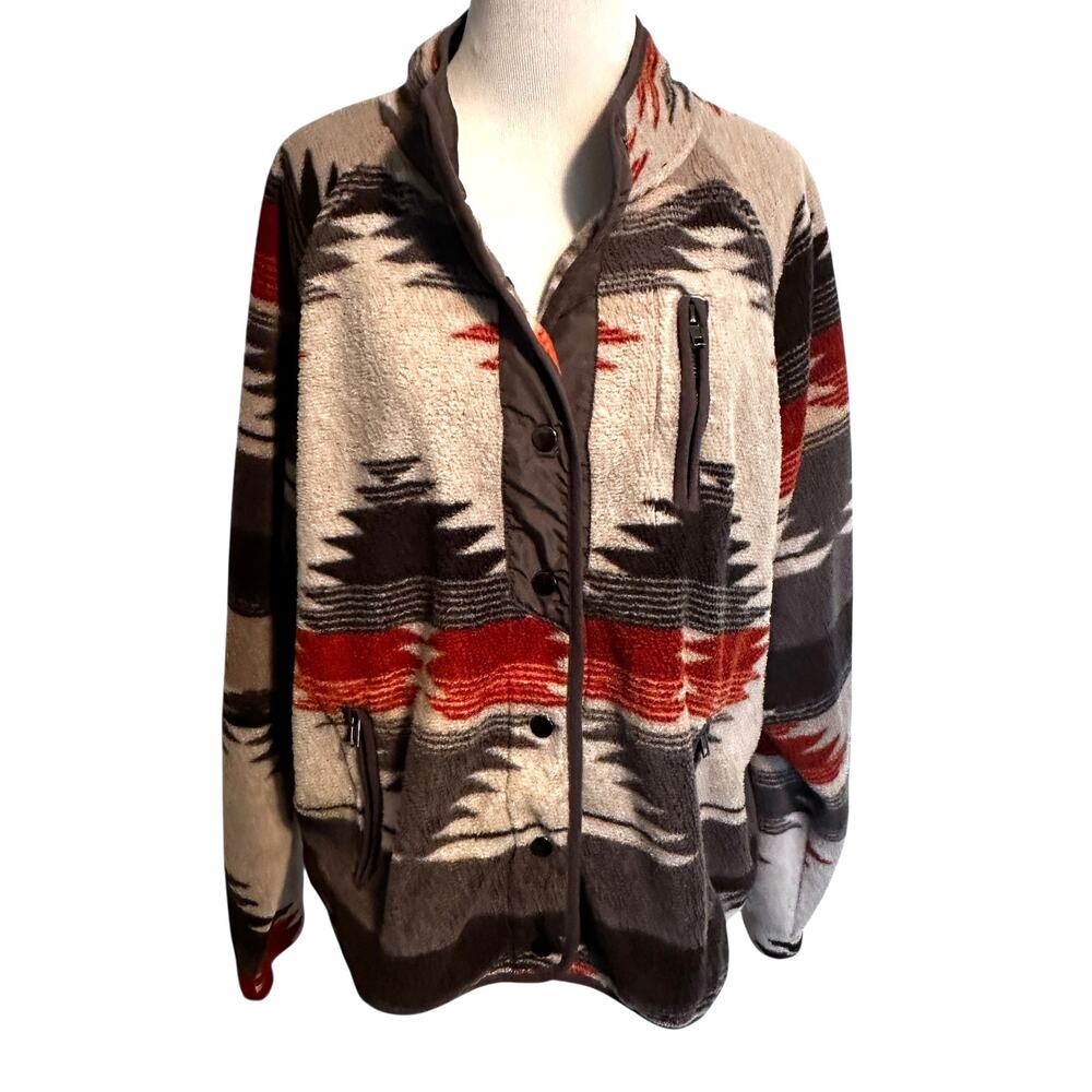 Thread & Supply Braxton Jacket Large Western Aztec - image 2